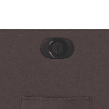 Fauteuil verstelbaar elektrisch stof donkerbruin Nee Elektrisch verstelbaar