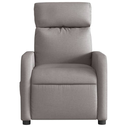 Fauteuil verstelbaar elektrisch stof taupe 1 Nee