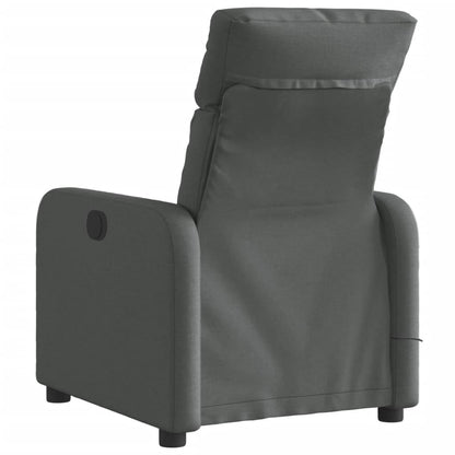 Massagestoel Stof Donkergrijs Elektrisch verstelbaar Ja
