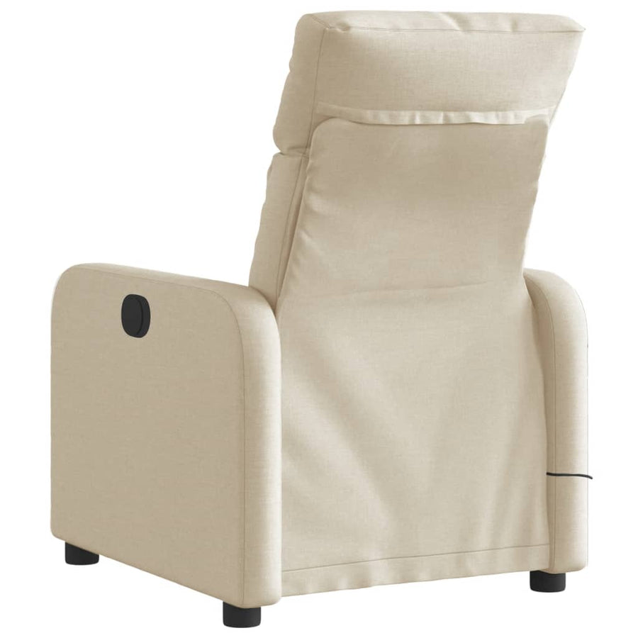 Massagestoel Stof Kleurig Crème Elektrisch verstelbaar Ja