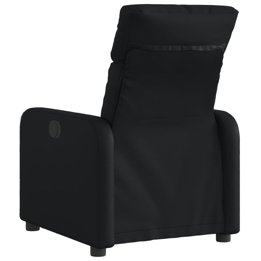 Fauteuil Kunstleer Zwart Elektrisch verstelbaar Nee