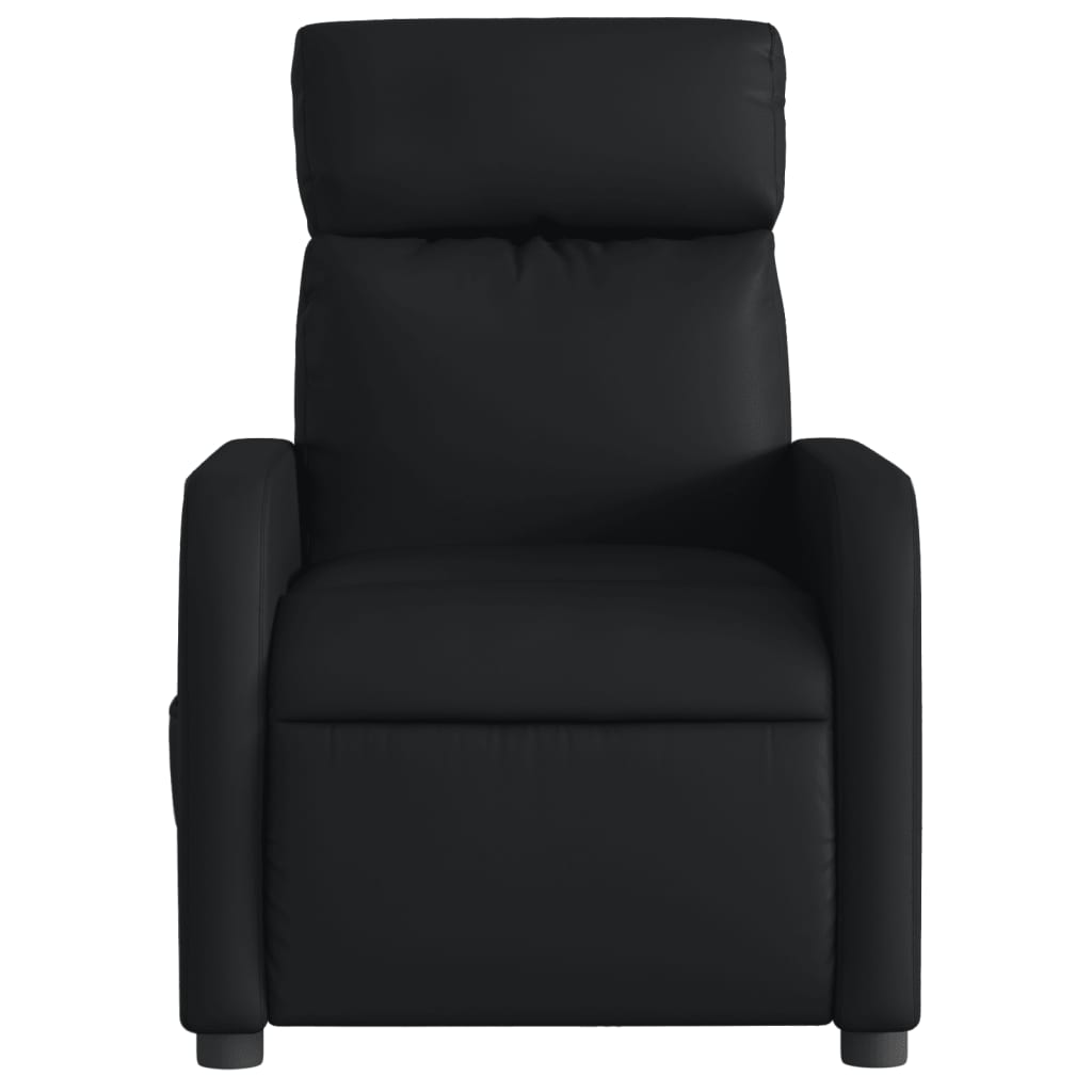 Fauteuil Kunstleer Zwart Elektrisch verstelbaar Nee
