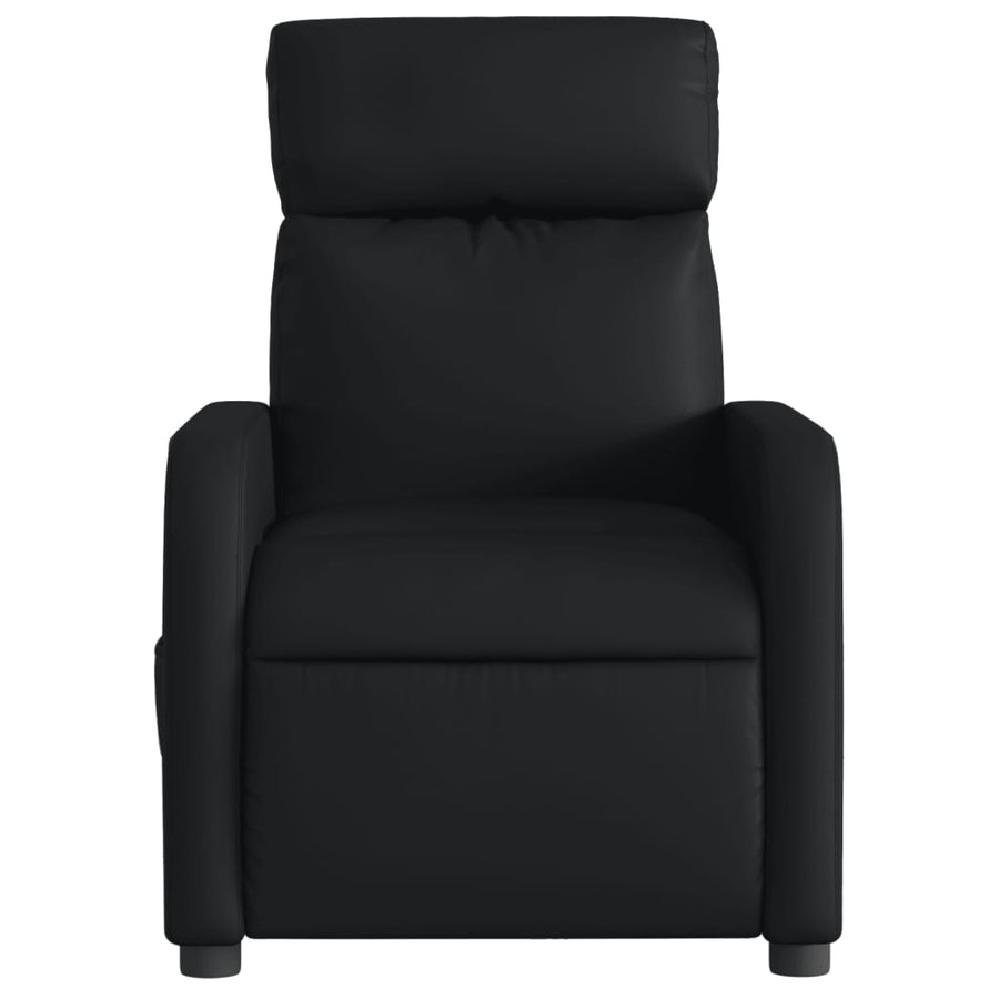 Fauteuil Kunstleer Zwart Elektrisch verstelbaar Nee