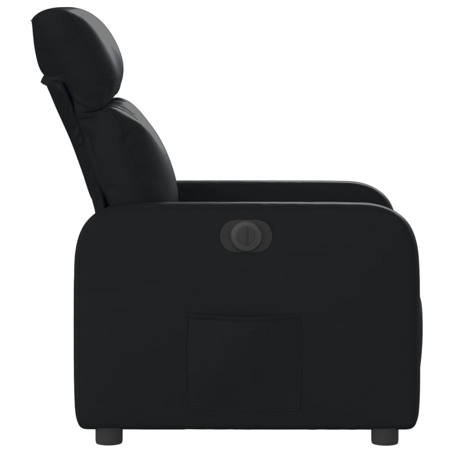 Fauteuil Kunstleer Zwart Elektrisch verstelbaar Nee