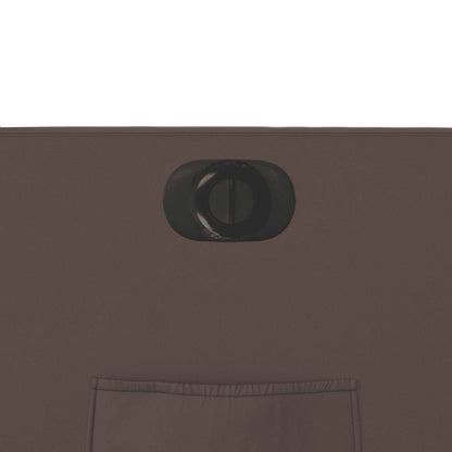 Fauteuil Verstelbaar Elektrisch Kunstleer Bruin Nee Elektrisch verstelbaar