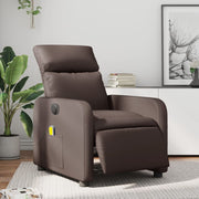 Massagestoel elektrisch verstelbaar bruin