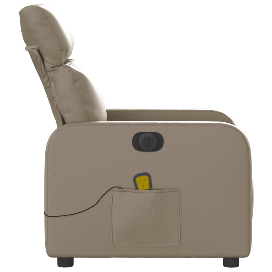 Massagestoel Verstelbaar Elektrisch Kunstleer Kleurig Cappuccino Elektrisch verstelbaar Ja