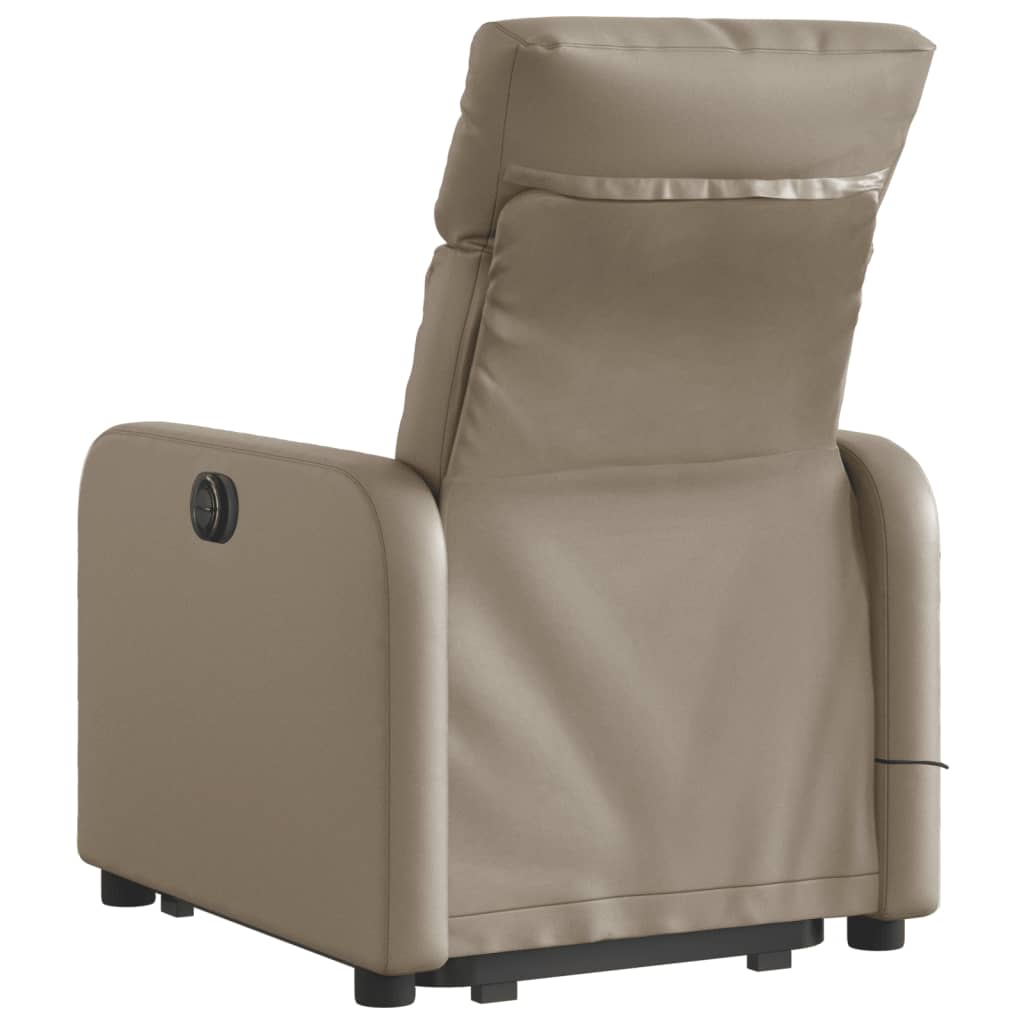 Sta-Op-Massagestoel Elektrisch Kunstleer Kleurig Cappuccino Elektrisch verstelbaar Ja