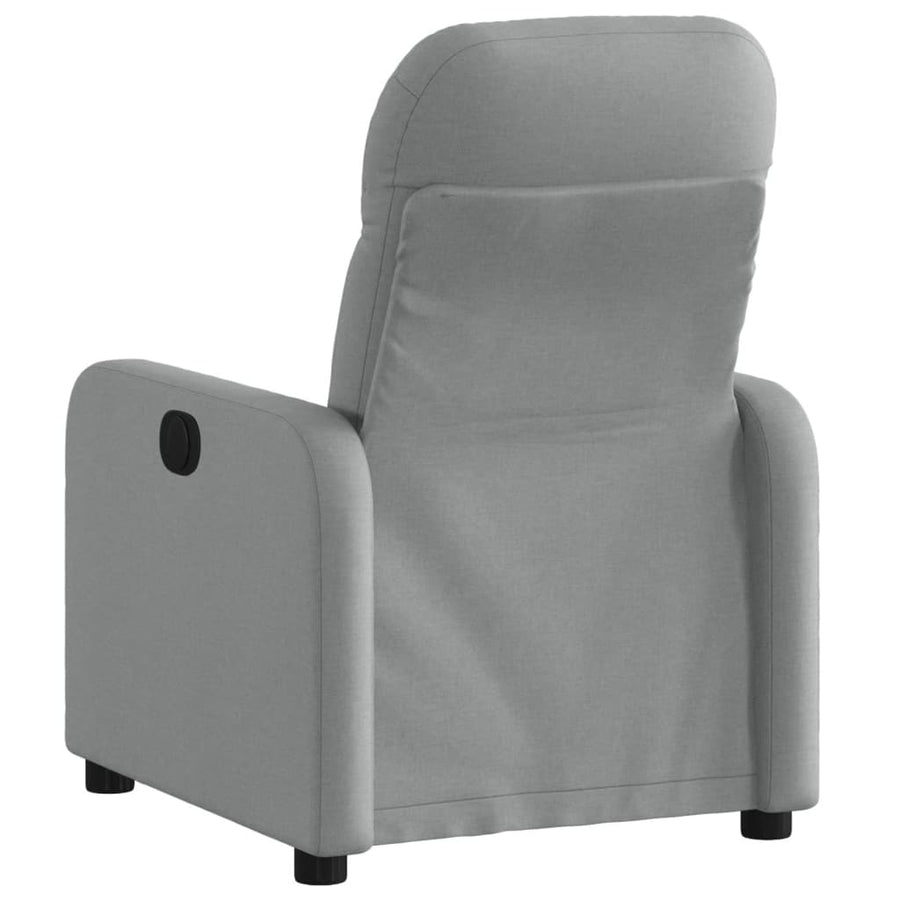 Fauteuil Stof Lichtgrijs Elektrisch verstelbaar Nee