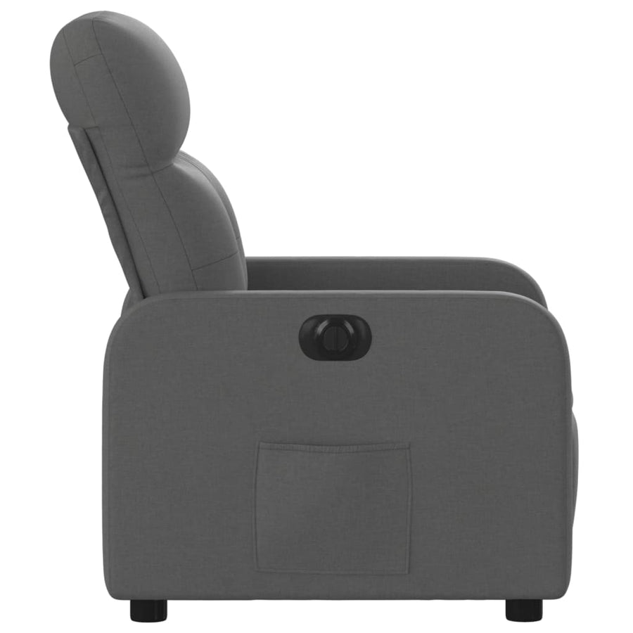 Fauteuil Stof Donkergrijs Elektrisch verstelbaar Nee