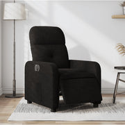Fauteuil elektrisch verstelbaar stof zwart