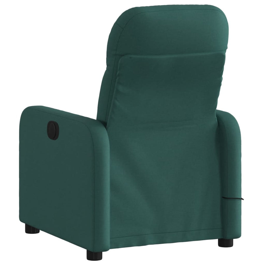 Massagestoel Stof Donkergroen Ja