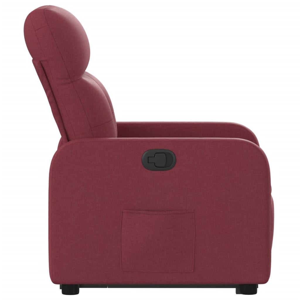 Sta-Op-Stoel Verstelbaar Stof Wijnrood Handmatig verstelbaar Nee