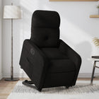 Electric Recliner Chair, Black Fabric