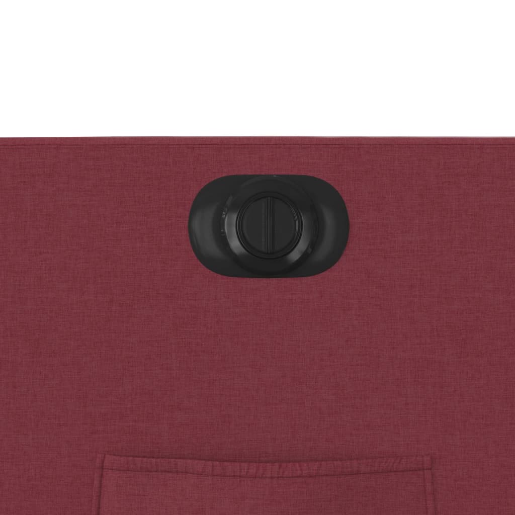 Sta-op-stoel elektrisch verstelbaar stof wijnrood