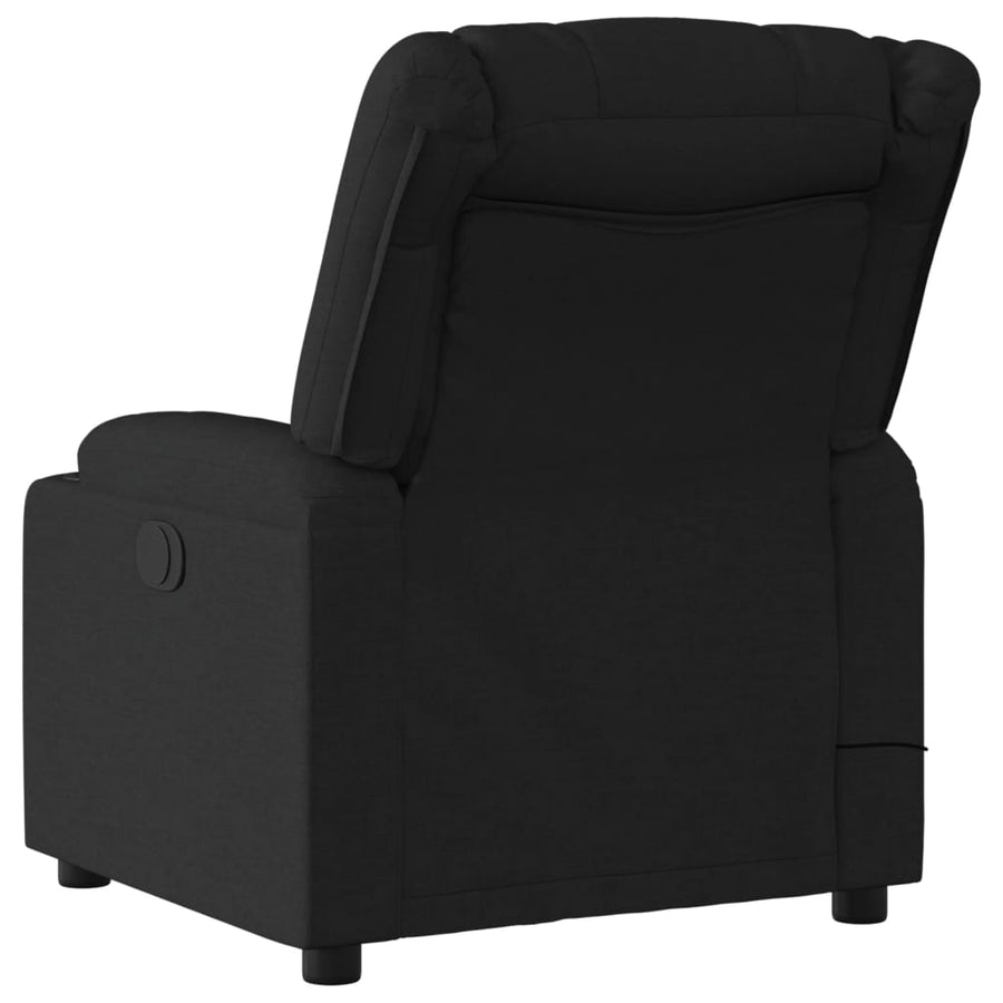 Massagestoel met zwarte stof