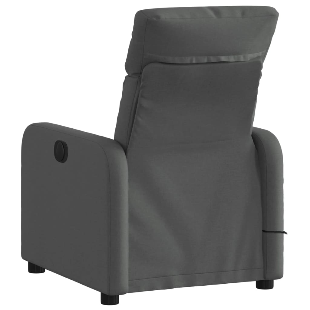 Massagestoel Donkergrijze Stof 1