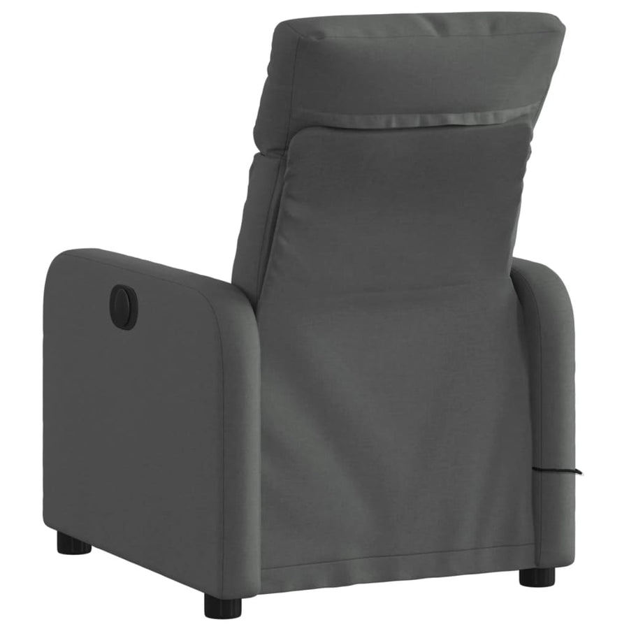 Massagestoel Donkergrijze Stof 1