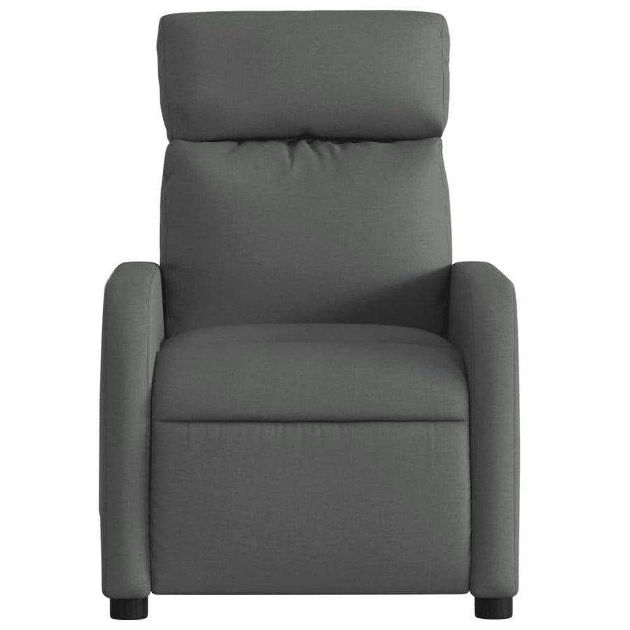 Massagestoel Donkergrijze Stof 1