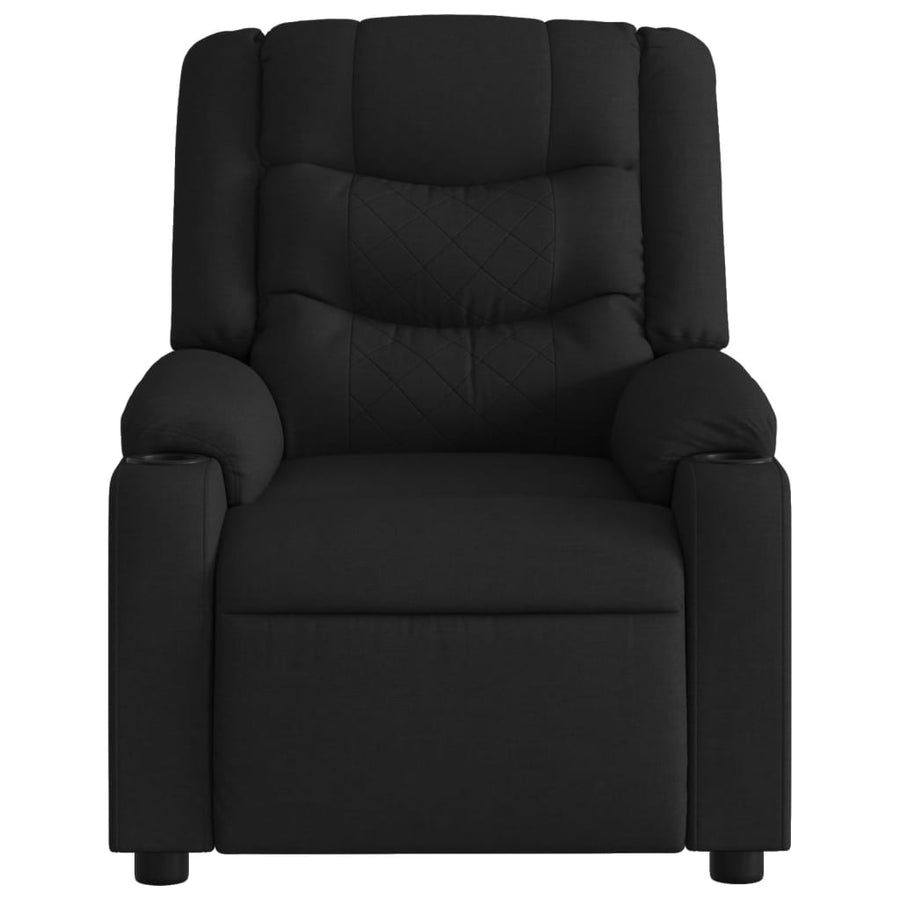 Massagestoel met zwarte stof