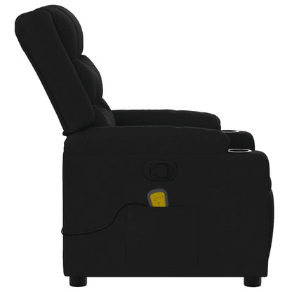 Massagestoel met zwarte stof