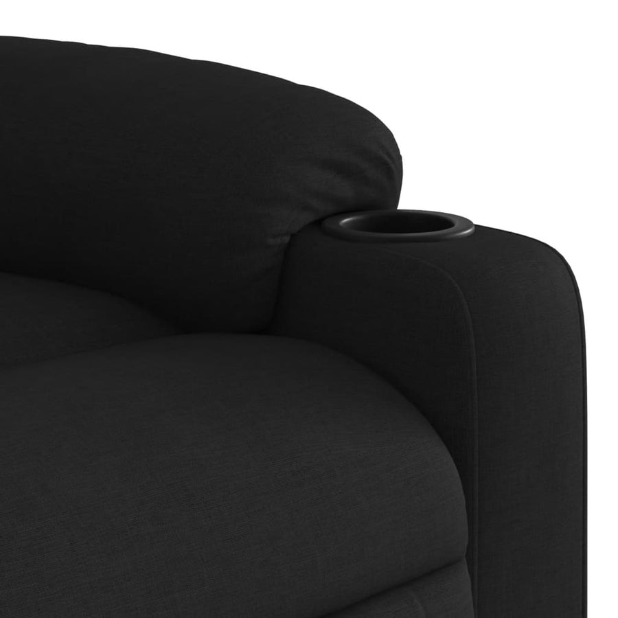 Massagestoel met zwarte stof