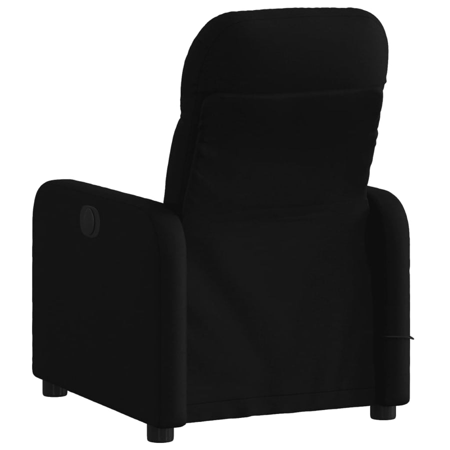 Massagestoel met zwarte stof