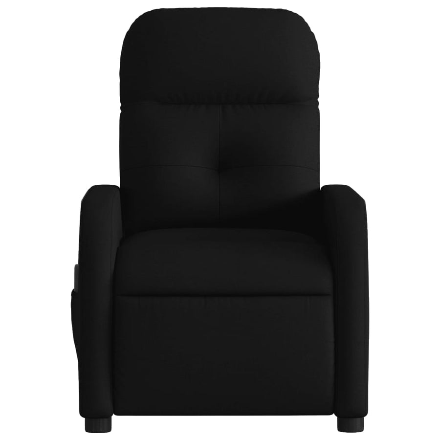 Massagestoel met zwarte stof