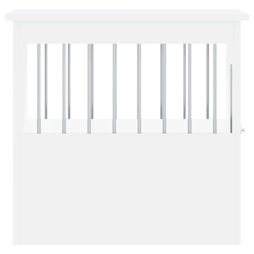 Hondenbench Bewerkt Hout 45 x 62 x 59 cm Wit