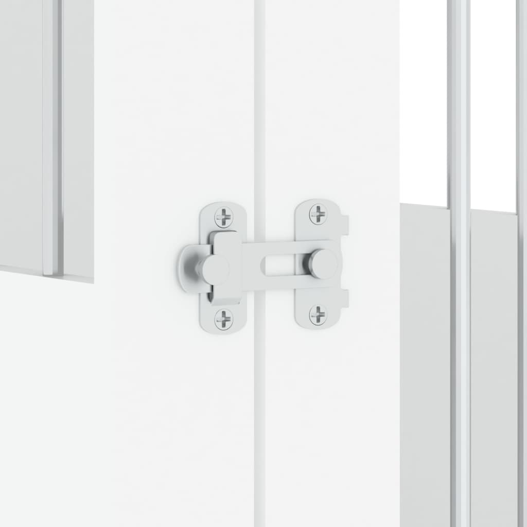 Hondenbench Bewerkt Hout 45 x 62 x 59 cm Wit