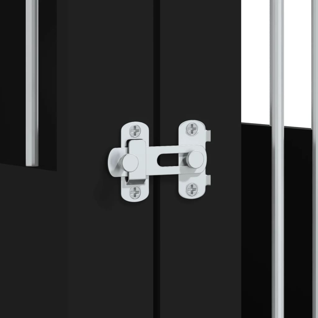 Hondenbench Bewerkt Hout 45 x 62 x 59 cm Zwart