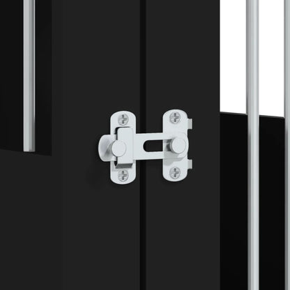 Hondenbench Bewerkt Hout 45 x 62 x 59 cm Zwart