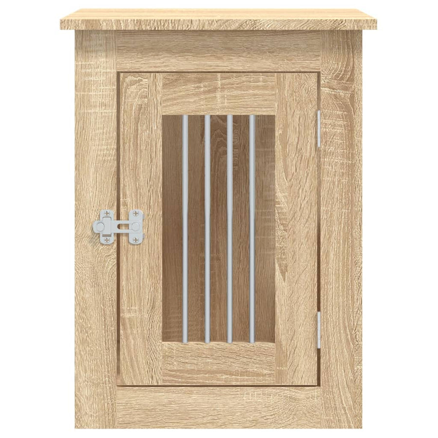 Hondenbench Bewerkt Hout Kleurig 45 x 62 x 59 cm Sonoma eiken