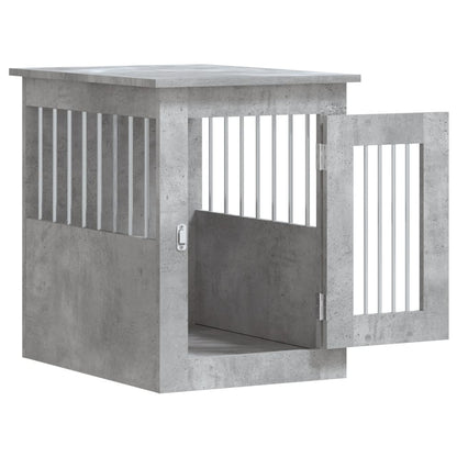 Hondenbench Bewerkt Hout 45 x 62 x 59 cm Betongrijs