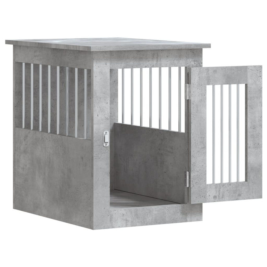 Hondenbench Bewerkt Hout 45 x 62 x 59 cm Betongrijs