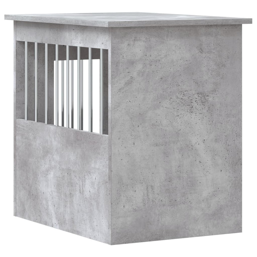 Hondenbench Bewerkt Hout 45 x 62 x 59 cm Betongrijs