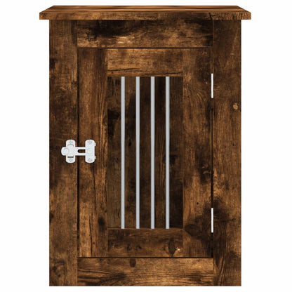Hondenbench Bewerkt Hout Kleurig 45 x 62 x 59 cm Gerookt eiken