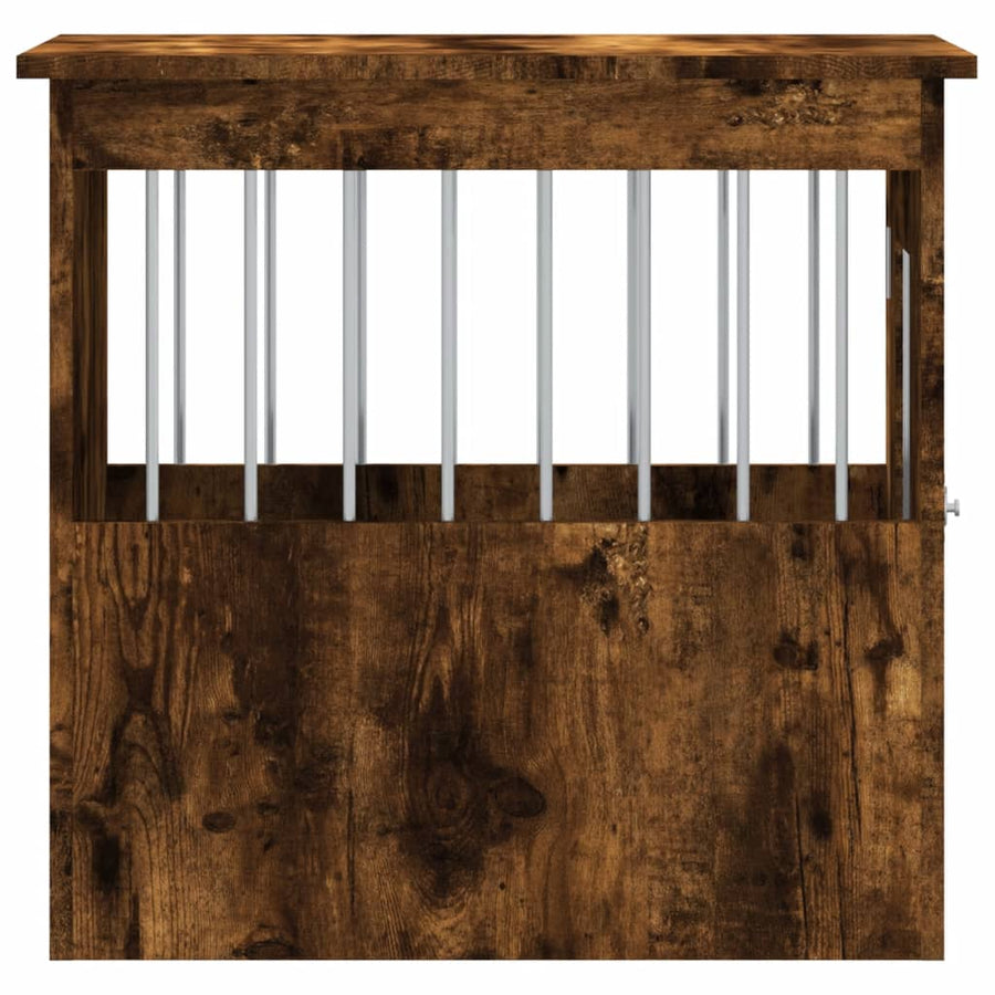 Hondenbench Bewerkt Hout Kleurig 45 x 62 x 59 cm Gerookt eiken