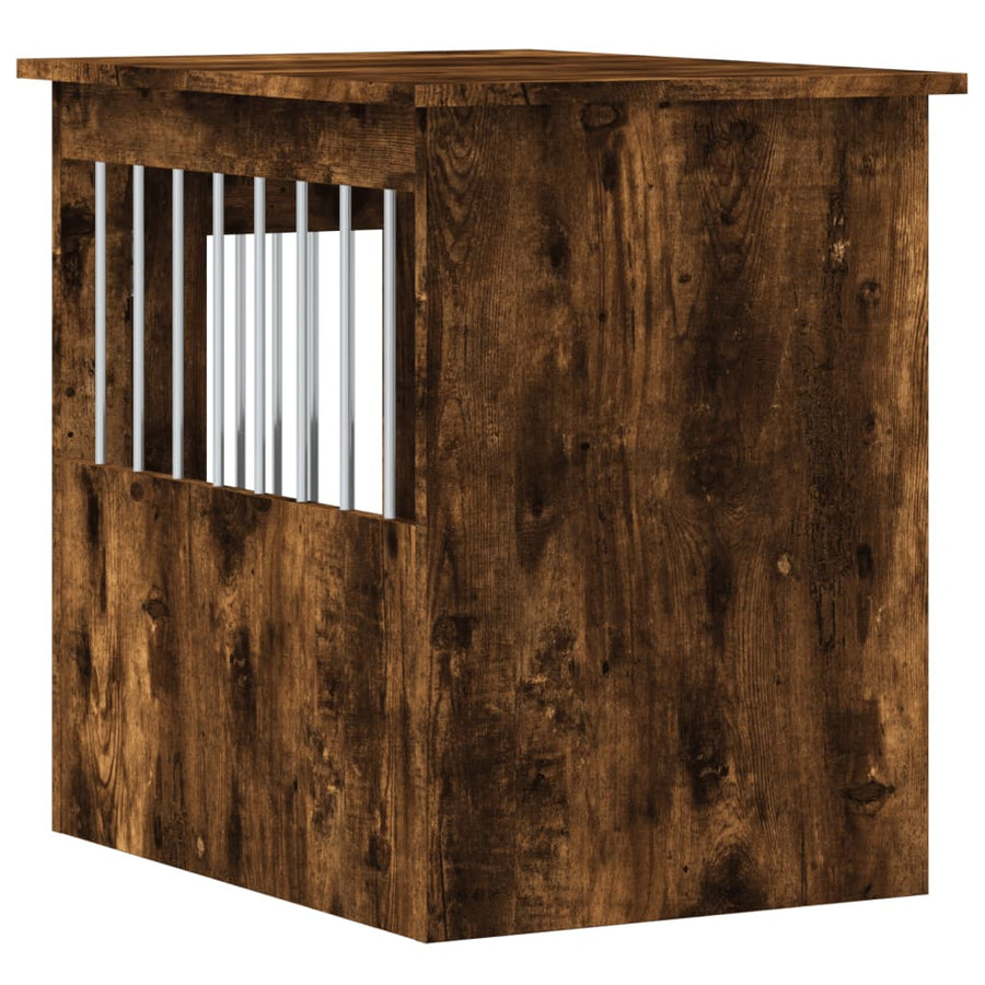 Hondenbench Bewerkt Hout Kleurig 45 x 62 x 59 cm Gerookt eiken