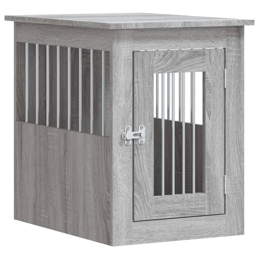 Hondenbench Bewerkt Hout 45 x 62 x 59 cm Grijs sonoma