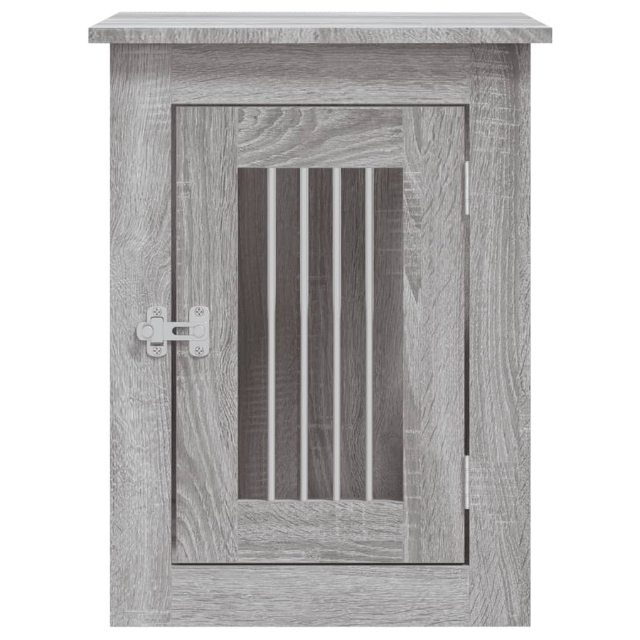 Hondenbench Bewerkt Hout 45 x 62 x 59 cm Grijs sonoma