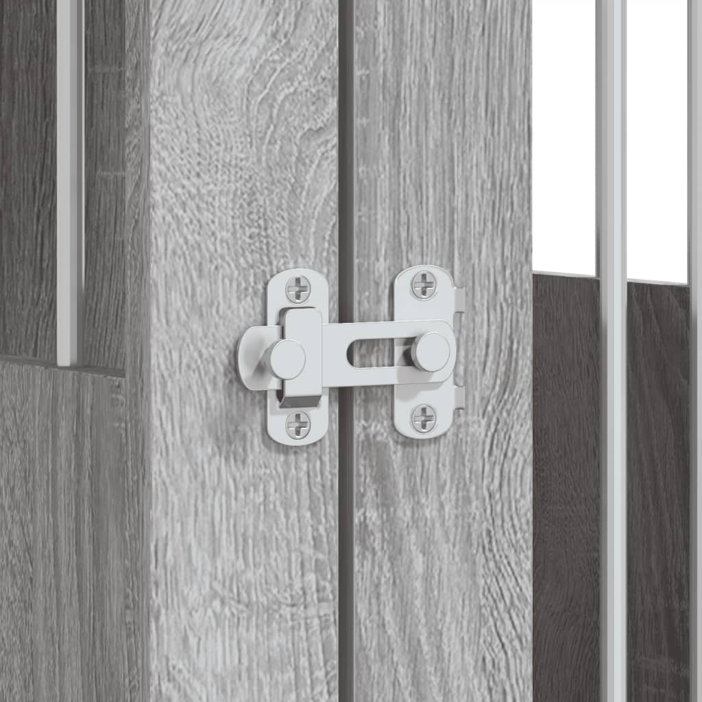 Hondenbench Bewerkt Hout 45 x 62 x 59 cm Grijs sonoma