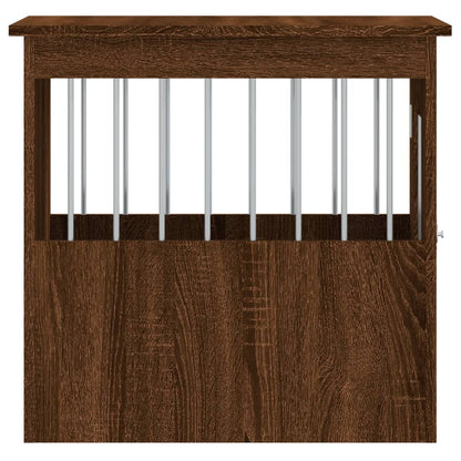 Hondenbench Bewerkt Hout Bruineikenkleurig 45 x 62 x 59 cm bruin eikenkleur