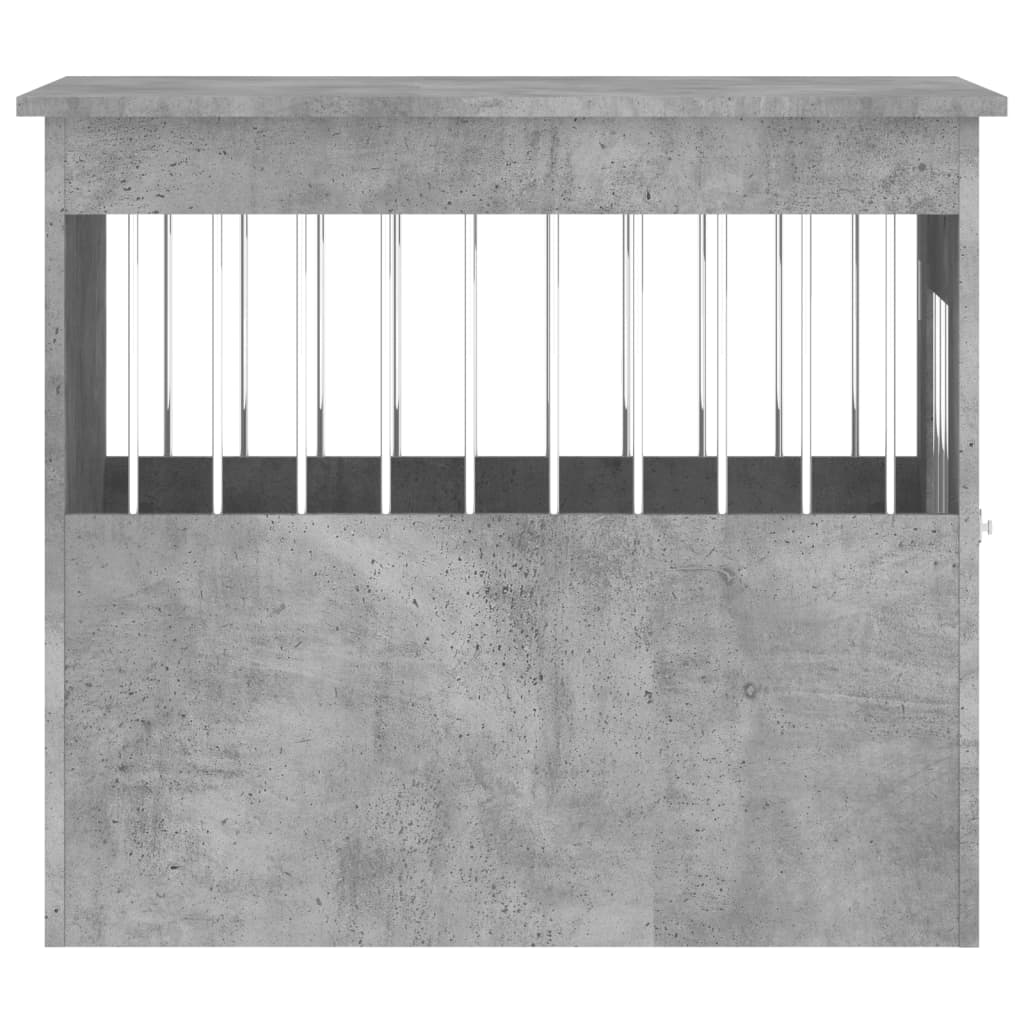 Hondenbench Bewerkt Hout 55 x 75 x 65 cm Betongrijs