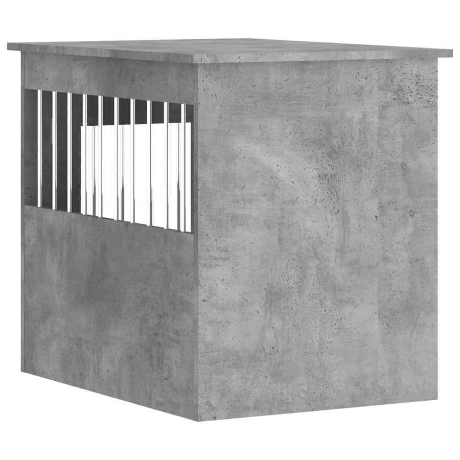 Hondenbench Bewerkt Hout 55 x 75 x 65 cm Betongrijs