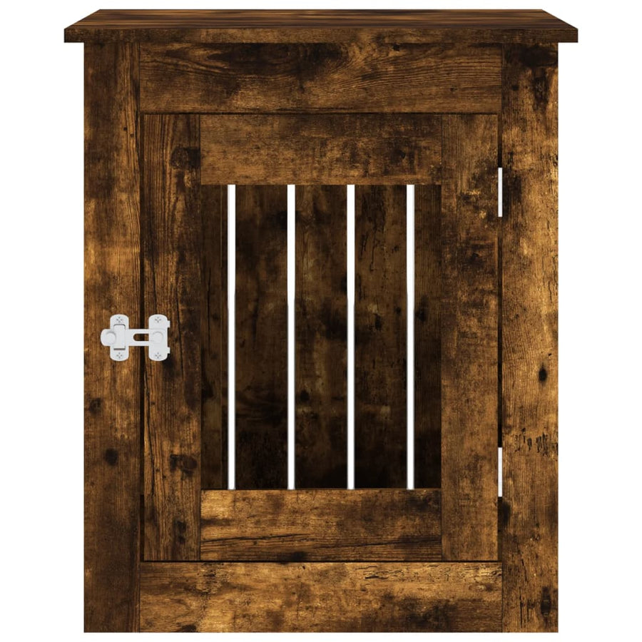 Hondenbench Bewerkt Hout Kleurig 55 x 75 x 65 cm Gerookt eiken