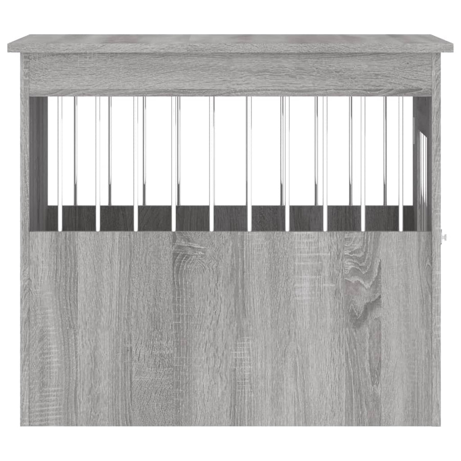 Hondenbench Bewerkt Hout 55 x 75 x 65 cm Grijs sonoma
