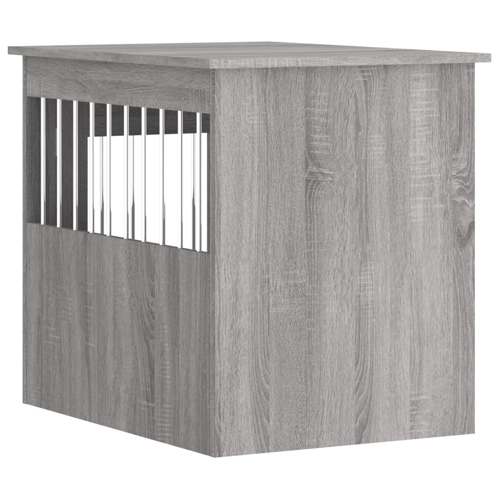 Hondenbench Bewerkt Hout 55 x 75 x 65 cm Grijs sonoma