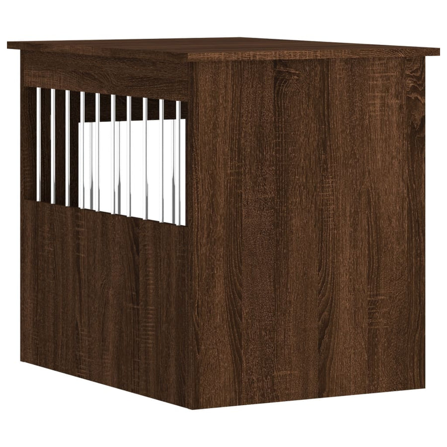 Hondenbench Bewerkt Hout Bruineikenkleurig 55 x 75 x 65 cm bruin eikenkleur