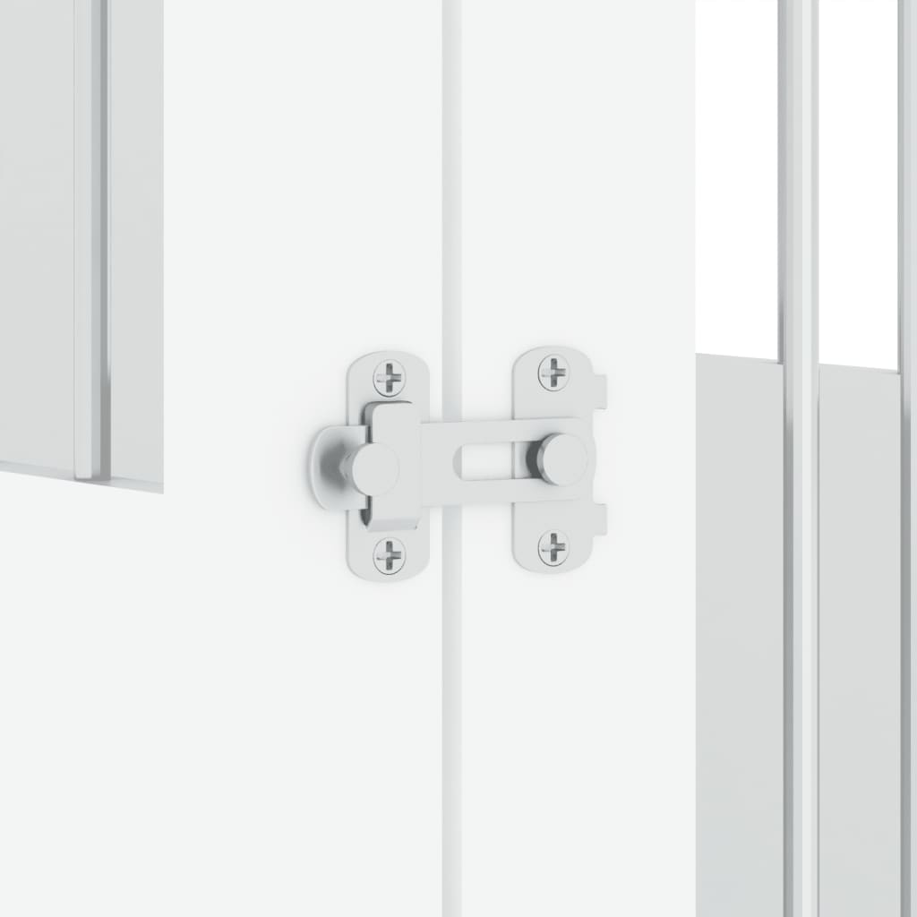 Hondenbench Bewerkt Hout 55 x 80 x 68 cm Wit